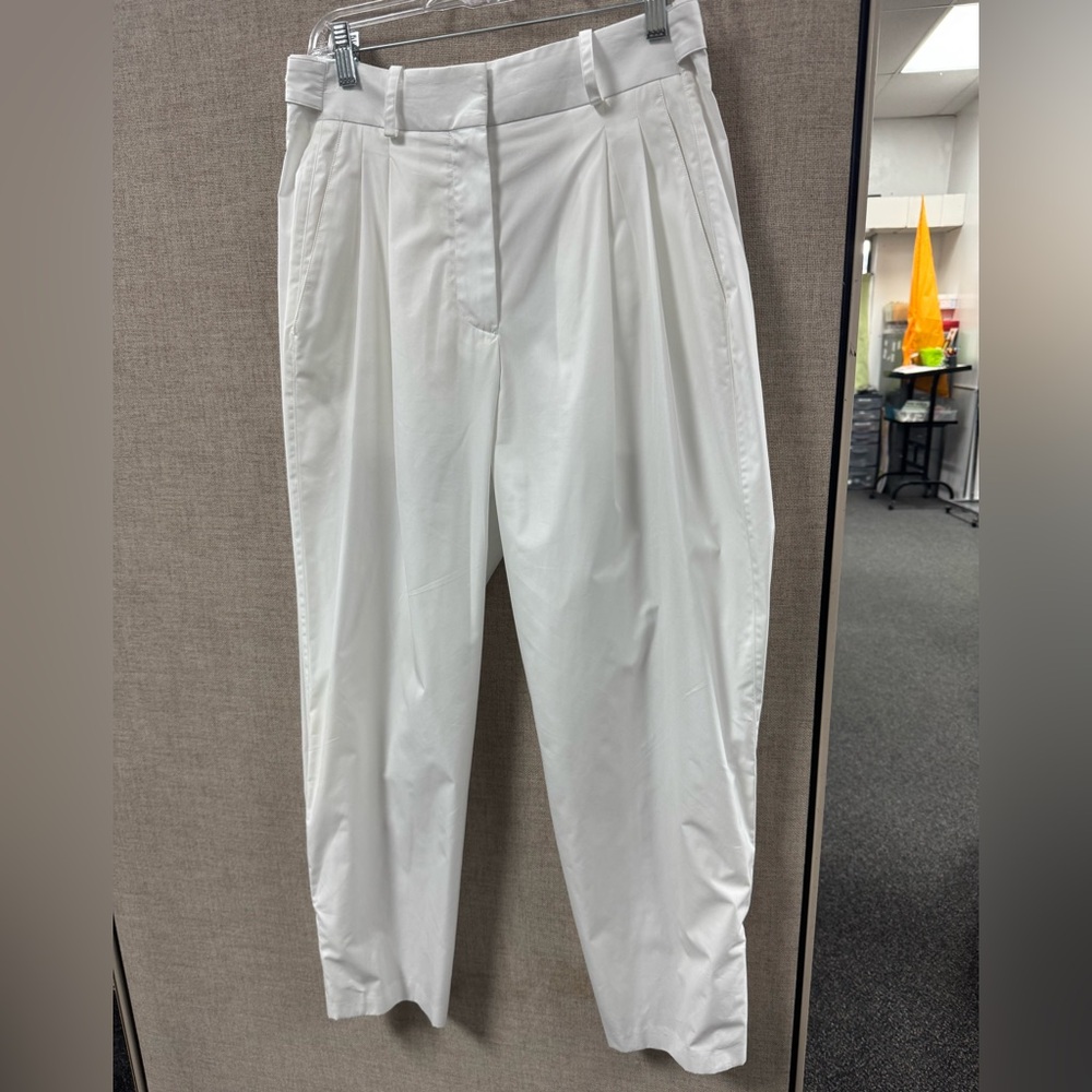 Alaia loose trouser in white